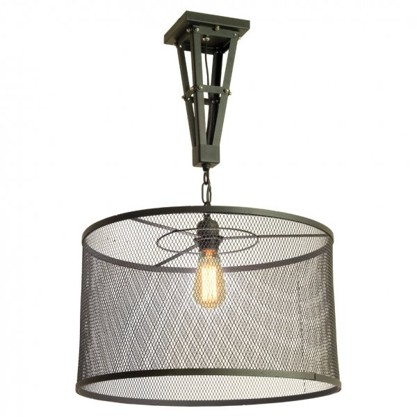 Подвесной светильник Radial Cage Pendant Черный Подвесной светильник Radial Cage Pendant Черный в Рязани | Loft Concept