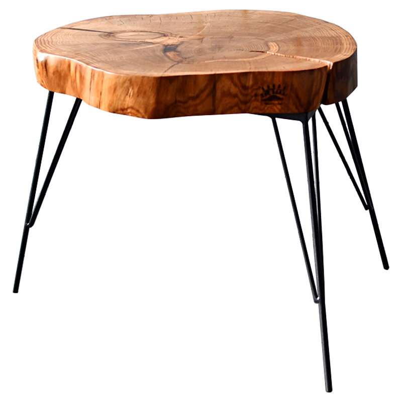 Кофейный стол Randy Industrial Metal Rust Coffee Table Светлый дуб Черный Кофейный стол Randy Industrial Metal Rust Coffee Table Светлый дуб Черный в Рязани | Loft Concept