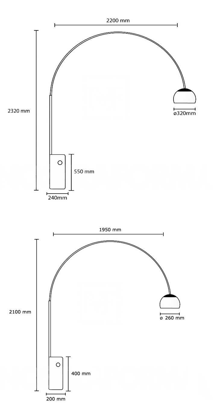 Торшер Flos Arco в Рязани