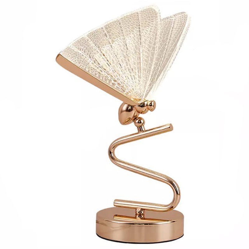 Ночник с Бабочкой Butterfly Table Lamp A Прозрачный Глянцевое золото Ночник с Бабочкой Butterfly Table Lamp A Прозрачный Глянцевое золото в Рязани | Loft Concept
