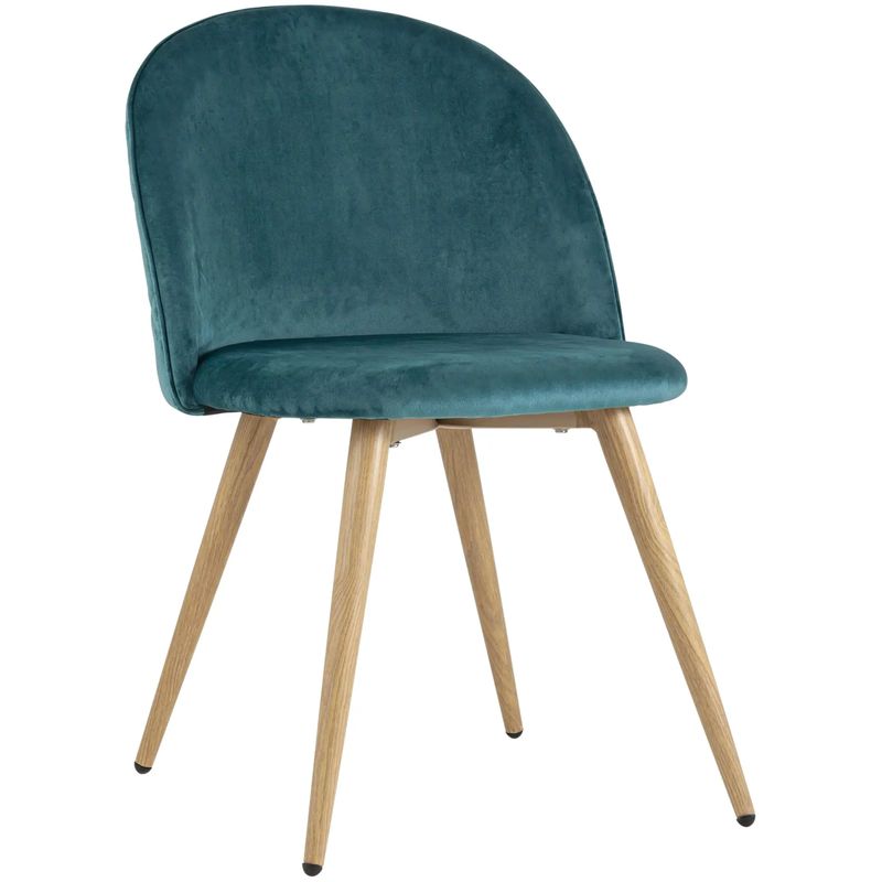 Стул Miruna Chair Спинка Ромбы Синий Велюр Морская синь Древесина Стул Miruna Chair Спинка Ромбы Синий Велюр Морская синь Древесина в Рязани | Loft Concept