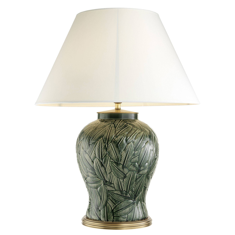 Настольная лампа Eichholtz Table Lamp Cyprus Белый Зеленый Латунь Античная полированная Настольная лампа Eichholtz Table Lamp Cyprus Белый Зеленый Латунь Античная полированная в Рязани | Loft Concept