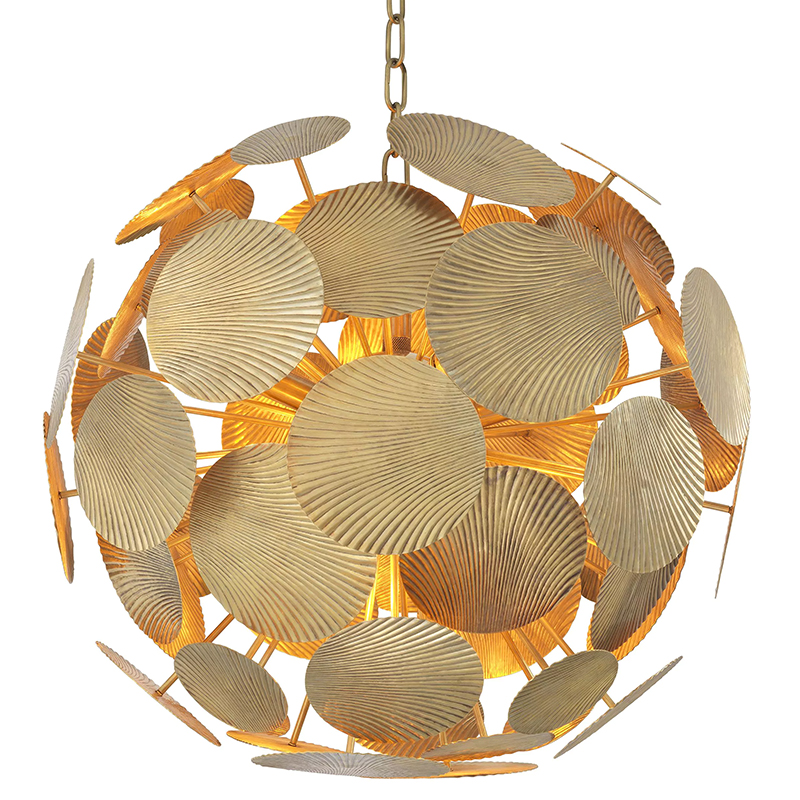 Люстра Eichholtz Chandelier Duvall L Латунь Люстра Eichholtz Chandelier Duvall L Латунь в Рязани | Loft Concept