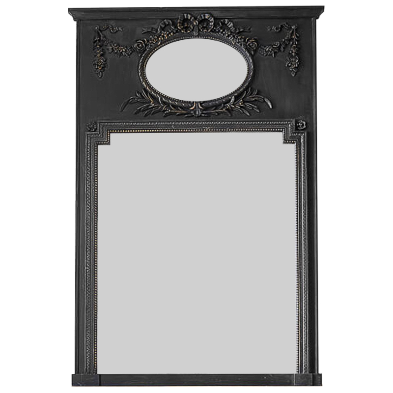 Зеркало Hendrica Mirror Black Винтажный черный Зеркало Hendrica Mirror Black Винтажный черный в Рязани | Loft Concept