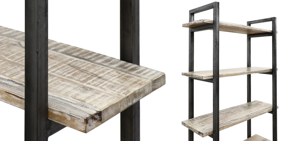 Стеллаж Takari Industrial light Wood Стеллаж Takari Industrial light Wood - Loft-Concept в Рязани