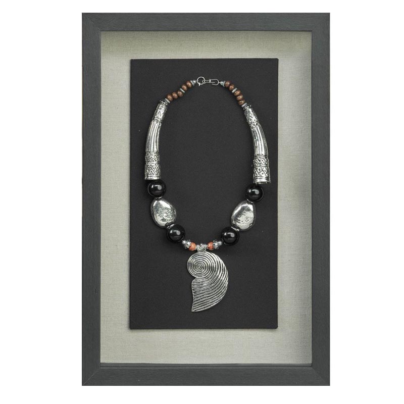 Панно Necklace Wall Accessory I Черный Серебряный Панно Necklace Wall Accessory I Черный Серебряный в Рязани | Loft Concept