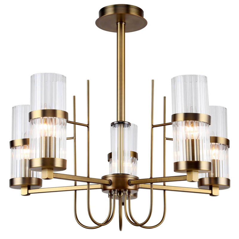 Люстра Circle Dance Glass Antique Bronze Античная Бронза Люстра Circle Dance Glass Antique Bronze Античная Бронза в Рязани | Loft Concept