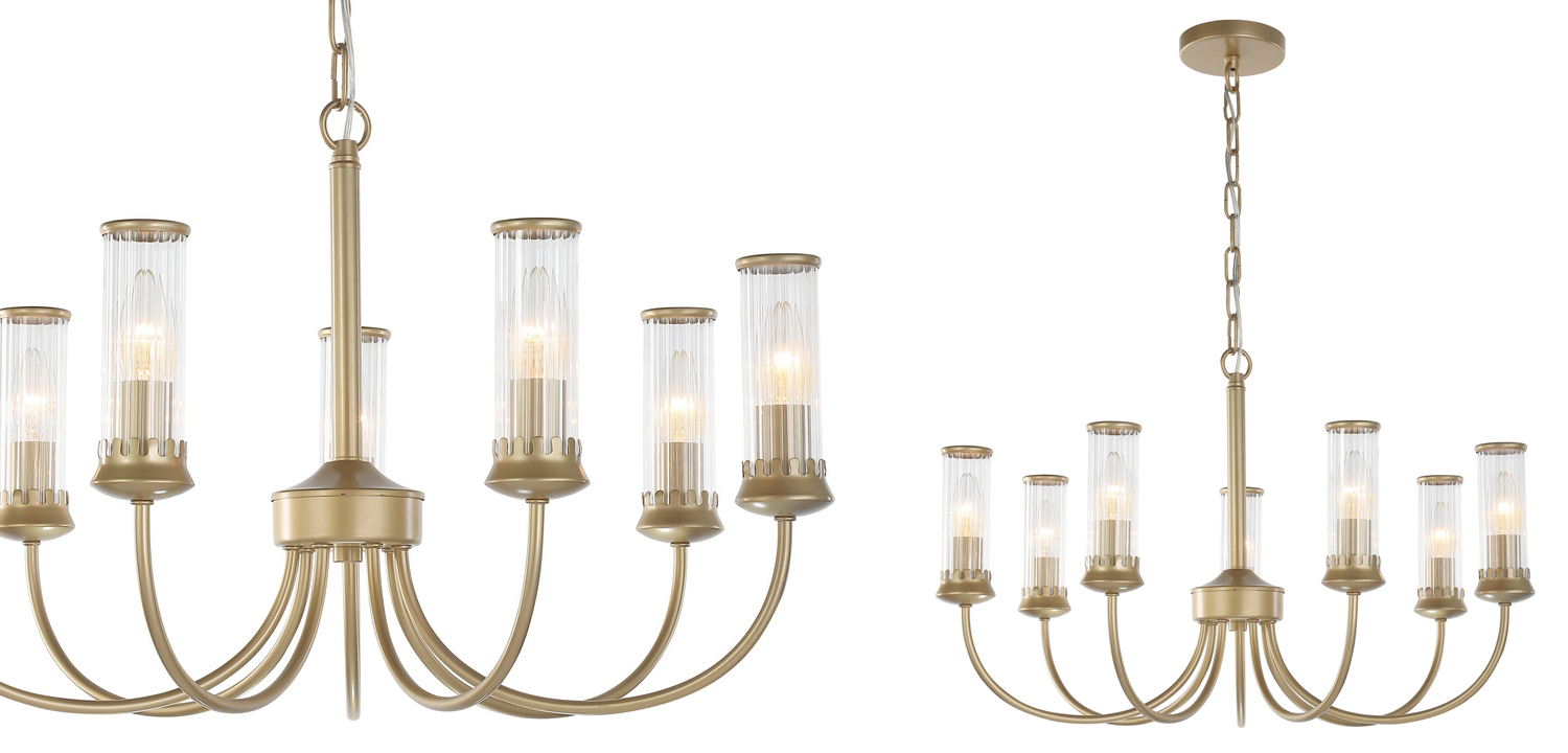 Люстра Morgane Chandelier gold 66 - фото