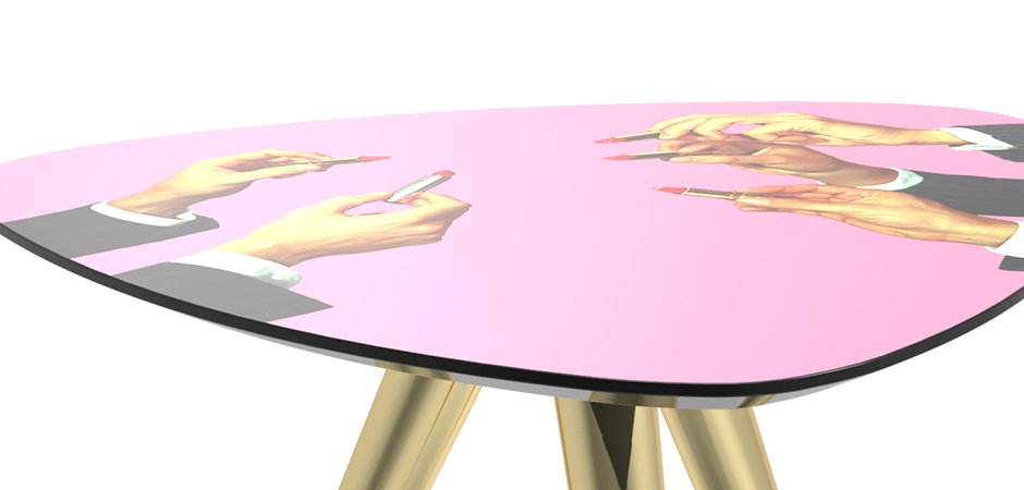 Журнальный стол Seletti Side Table Pink Lipsticks Журнальный стол Seletti Side Table Pink Lipsticks - Loft-Concept в Рязани