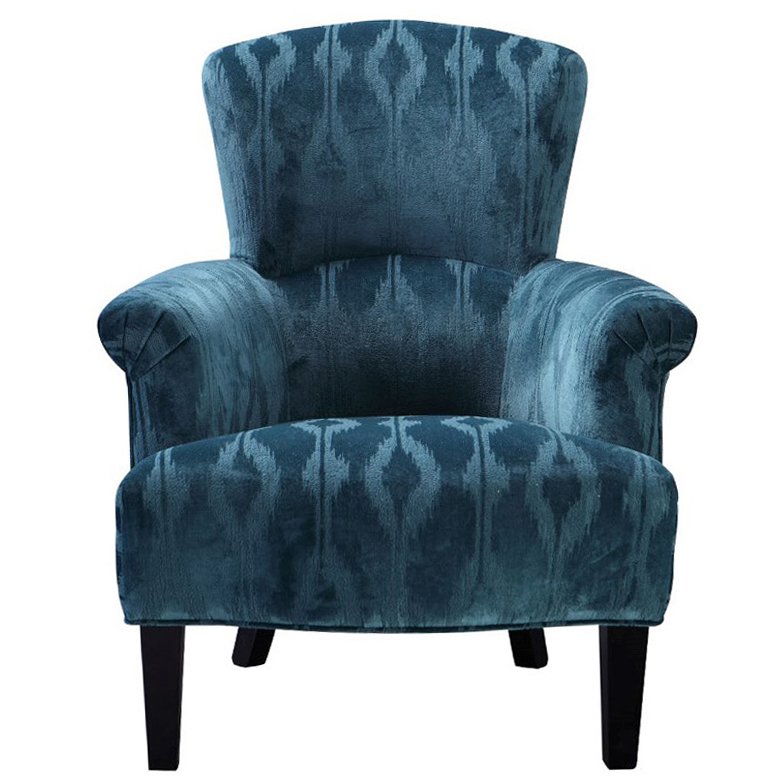 Кресло бархатное Lazure Chair Темно-синий Кресло бархатное Lazure Chair Темно-синий в Рязани | Loft Concept