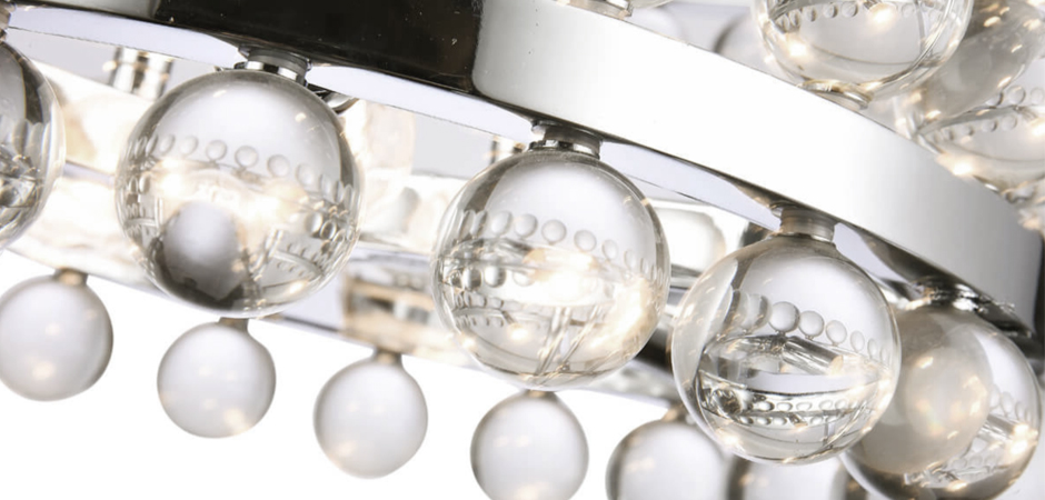 Sacramento Transparent Balls Two Circle Chandelier Sacramento Transparent Balls Two Circle Chandelier - Loft-Concept в Рязани