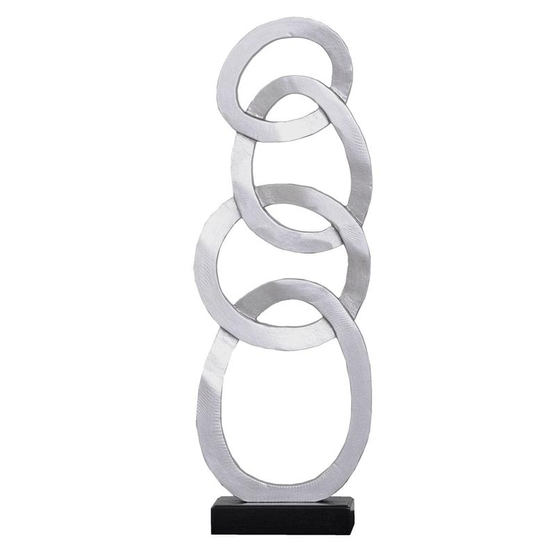 Статуэтка Anillos Statuette silver Серебряный Статуэтка Anillos Statuette silver Серебряный в Рязани | Loft Concept