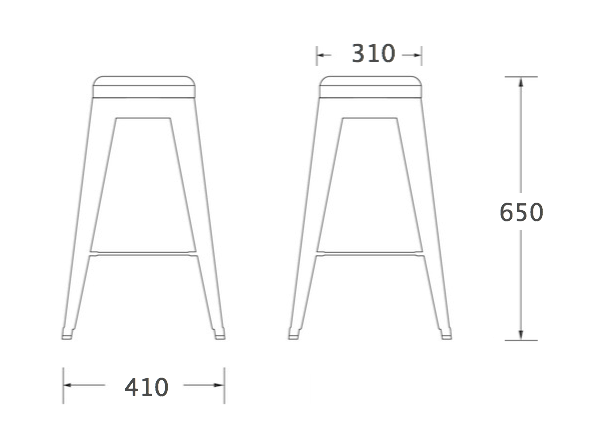 Барный стул Tolix Bar Stool 65 Барный стул Tolix Bar Stool 65 в Рязани