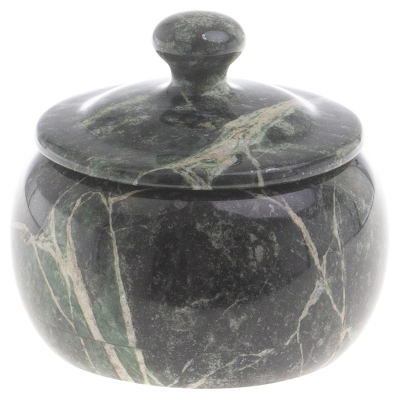 Сахарница из натурального камня Змеевик Stone Sugar Bowls Зеленый Сахарница из натурального камня Змеевик Stone Sugar Bowls Зеленый в Рязани | Loft Concept