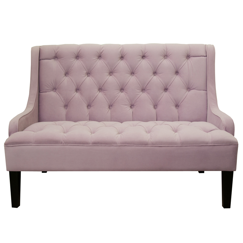 Диван Folket Sofa velour pink Розовый (Rose) в Рязани | Loft Concept 