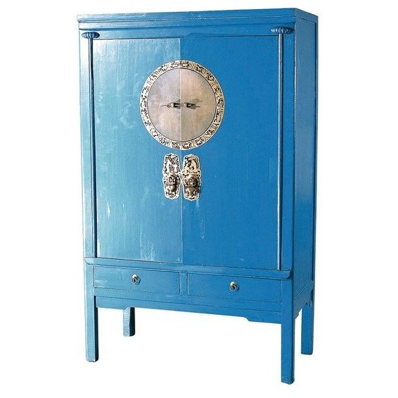 Шкаф китайский Light blue Голубой Шкаф китайский Light blue Голубой в Рязани | Loft Concept