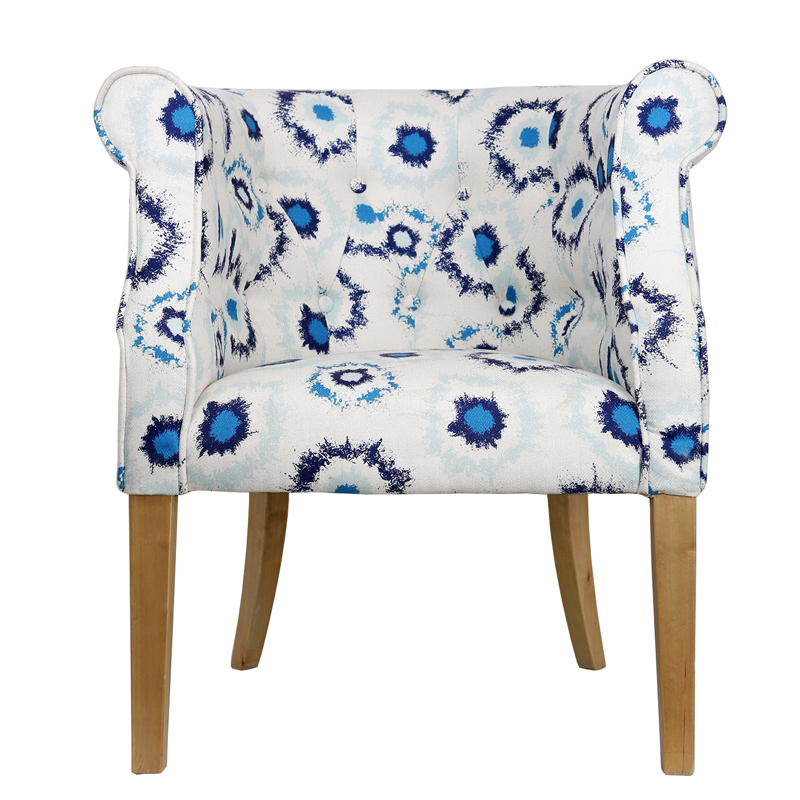 Кресло Laurette Armchair Синий Голубой Кресло Laurette Armchair Синий Голубой в Рязани | Loft Concept