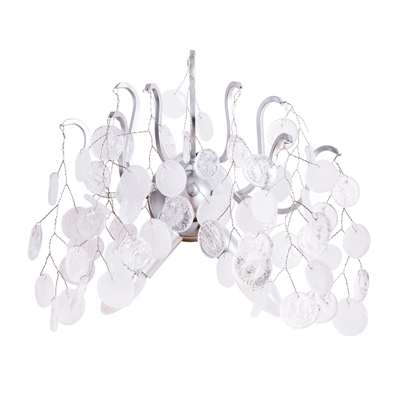 Бра FAIRYTREE Wall Lamp Silver Серебряный Прозрачное Стекло Бра FAIRYTREE Wall Lamp Silver Серебряный Прозрачное Стекло в Рязани | Loft Concept