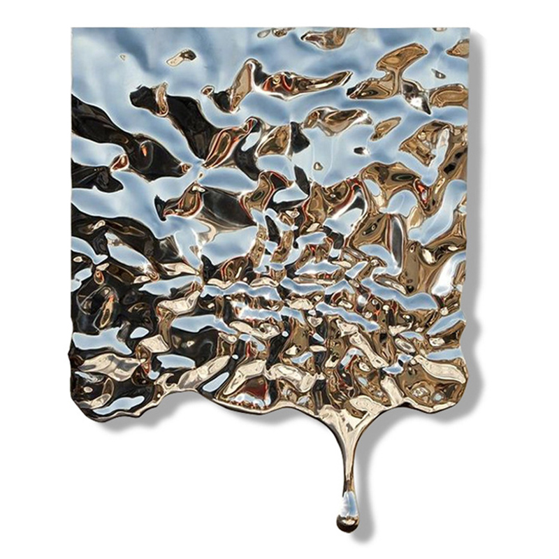 Арт-объект РТУТЬ Abstract Metal Mercury Wave Арт-объект РТУТЬ Abstract Metal Mercury Wave в Рязани | Loft Concept
