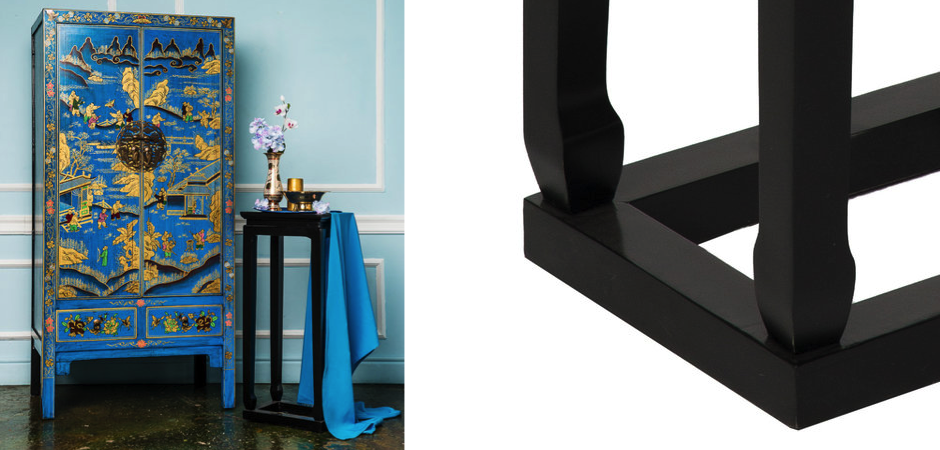 Приставной столик Chinese Side Table Black Приставной столик Chinese Side Table Black - Loft-Concept в Рязани