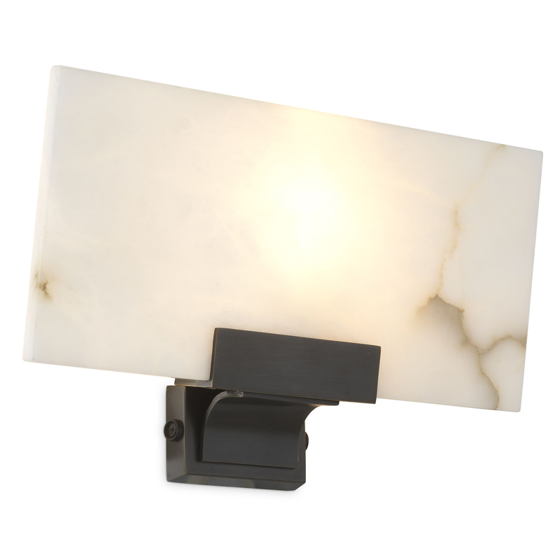 Бра Eichholtz Wall Lamp Zen Темная бронза Белый Бра Eichholtz Wall Lamp Zen Темная бронза Белый в Рязани | Loft Concept