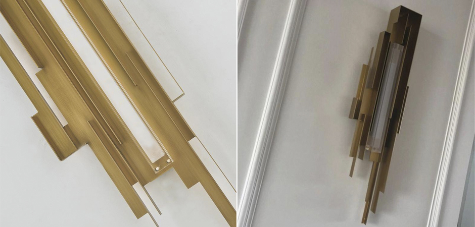 Бра Flowing Metal Sconce Бра Flowing Metal Sconce - Loft-Concept в Рязани
