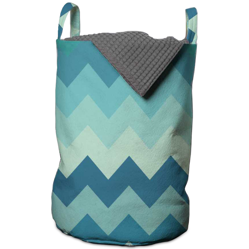 Корзина Blue Chevron Basket Мульти в Рязани | Loft Concept 