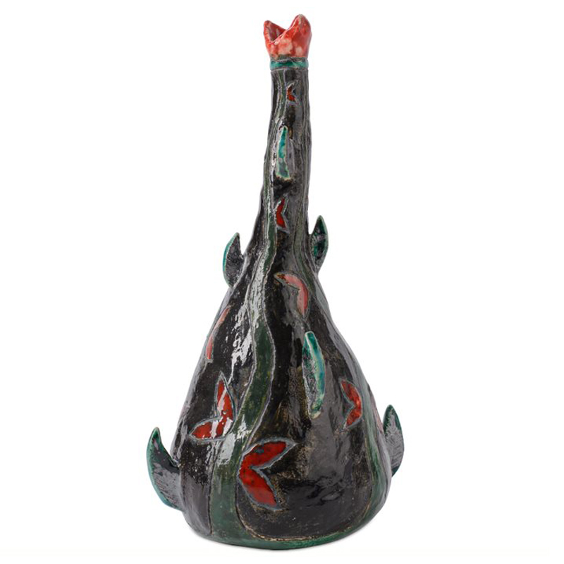Ваза Gioffredo Vase Черный Красный Зеленый Ваза Gioffredo Vase Черный Красный Зеленый в Рязани | Loft Concept