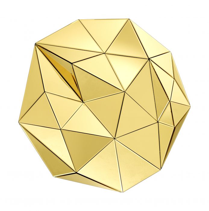 Зеркало Eichholtz Mirror Topanga Gold Глянцевое золото Зеркало Eichholtz Mirror Topanga Gold Глянцевое золото в Рязани | Loft Concept
