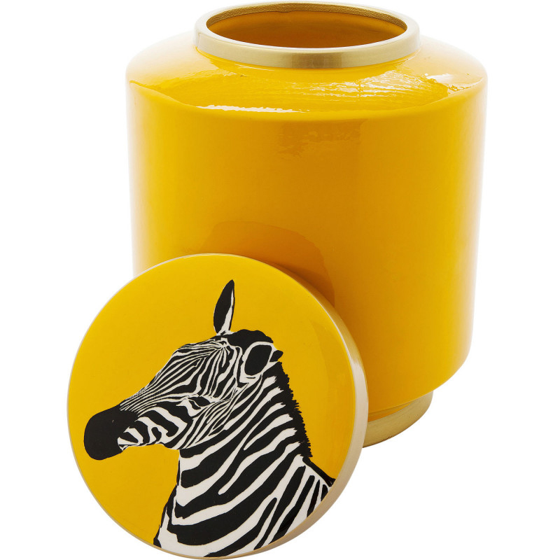 Ваза с крышкой Yellow Zebra Желтый Ваза с крышкой Yellow Zebra Желтый в Рязани | Loft Concept