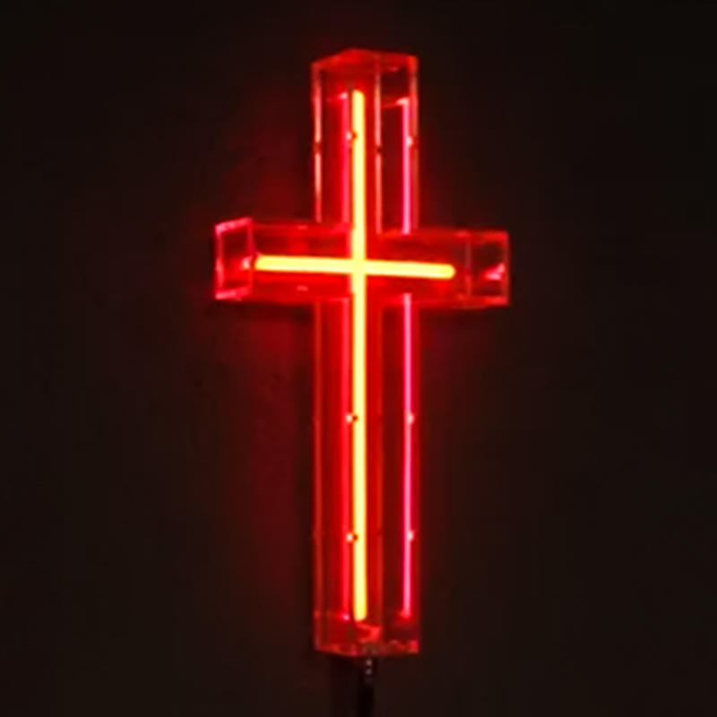 Неоновая настенная лампа Red Cross Neon Wall Lamp Красный Прозрачный Неоновая настенная лампа Red Cross Neon Wall Lamp Красный Прозрачный в Рязани | Loft Concept