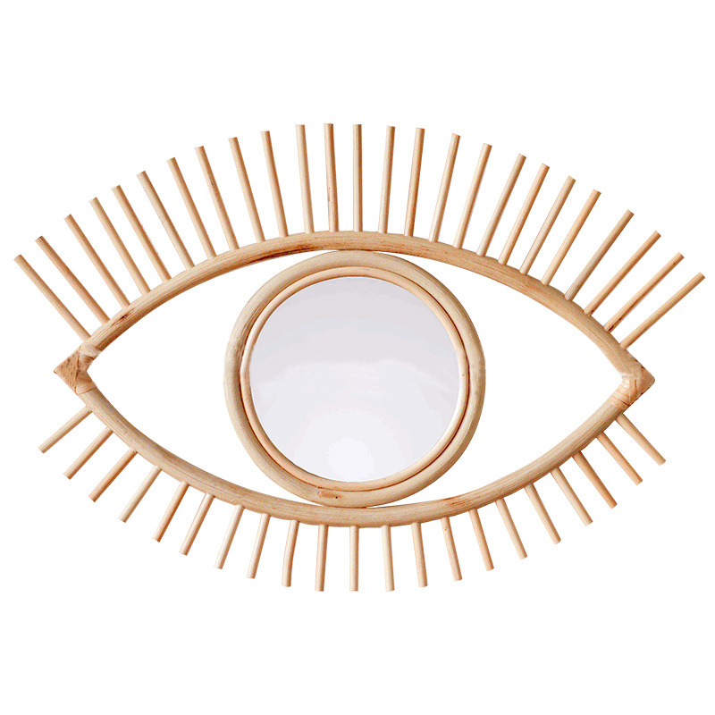 Зеркало Eye Wicker Mirror Древесина Зеркало Eye Wicker Mirror Древесина в Рязани | Loft Concept