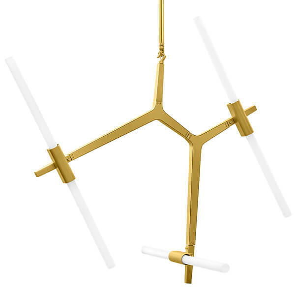 Люстра Агнес Chandelier Gold 6 Золотой Белый в Рязани | Loft Concept 
