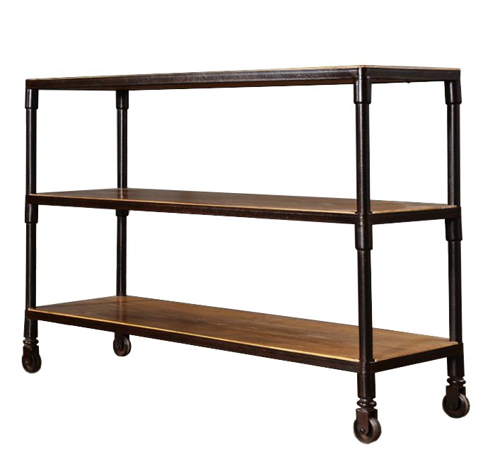 Стеллаж Loft Industrial Iron Черный Стеллаж Loft Industrial Iron Черный в Рязани | Loft Concept