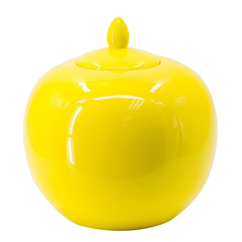 Ваза Flavius Vase yellow Желтый Ваза Flavius Vase yellow Желтый в Рязани | Loft Concept