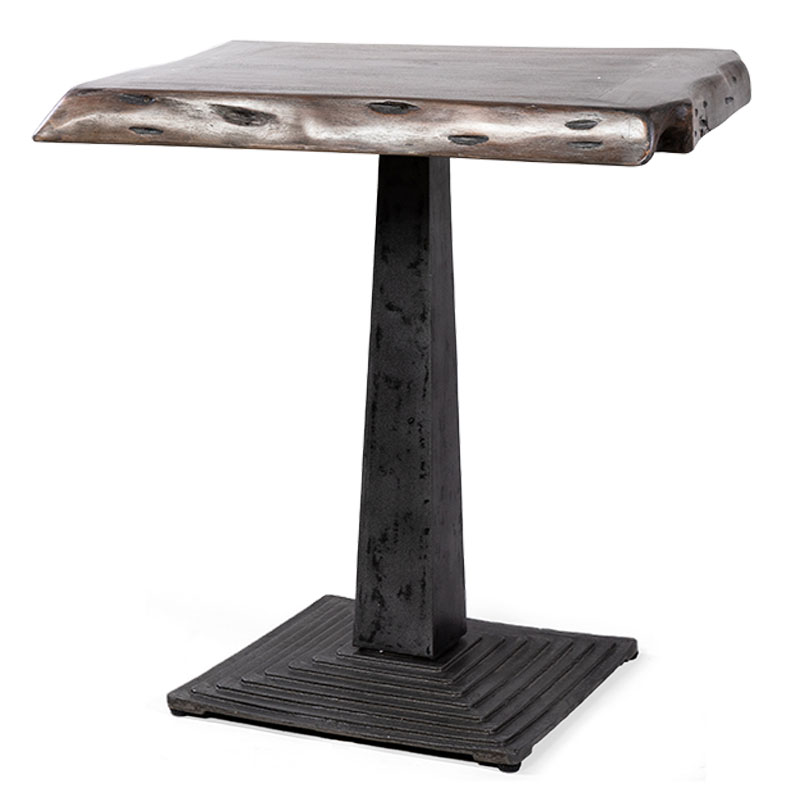 Обеденный стол Nathan Table 76 Черный Коричневый Обеденный стол Nathan Table 76 Черный Коричневый в Рязани | Loft Concept