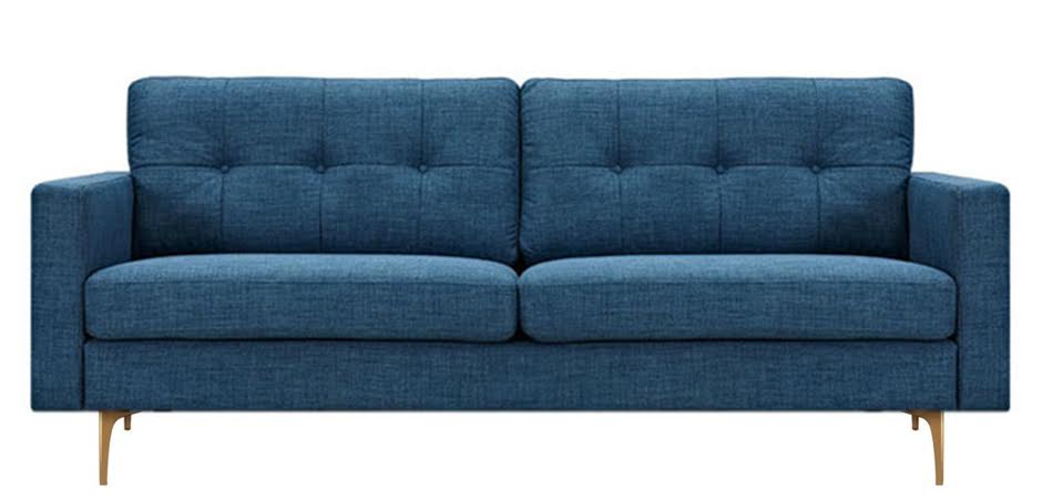 Диван Stone Blue Greta Sofa Диван синий лен Диван Stone Blue Greta Sofa Диван синий лен - Loft-Concept в Рязани