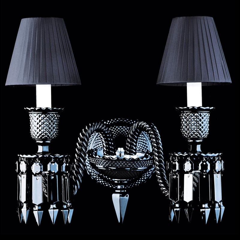 Бра BACCARAT ZENITH NOIR Wall Lamp 2 Черный Бра BACCARAT ZENITH NOIR Wall Lamp 2 Черный в Рязани | Loft Concept