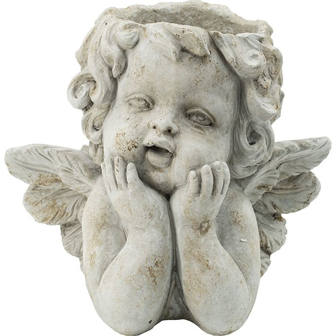 Кашпо Happy angel Серый Кашпо Happy angel Серый в Рязани | Loft Concept
