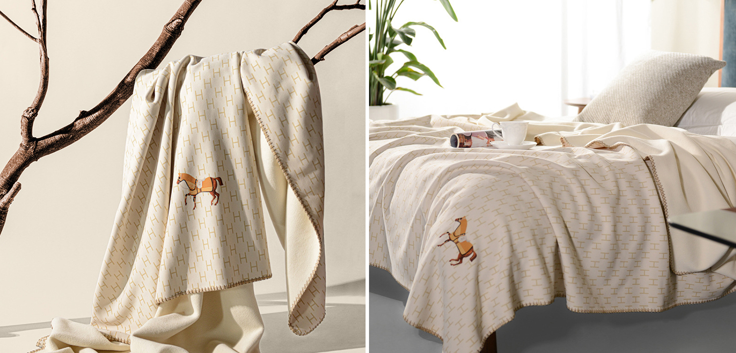 Плед Hermes Pattern Horse Plaid - фото