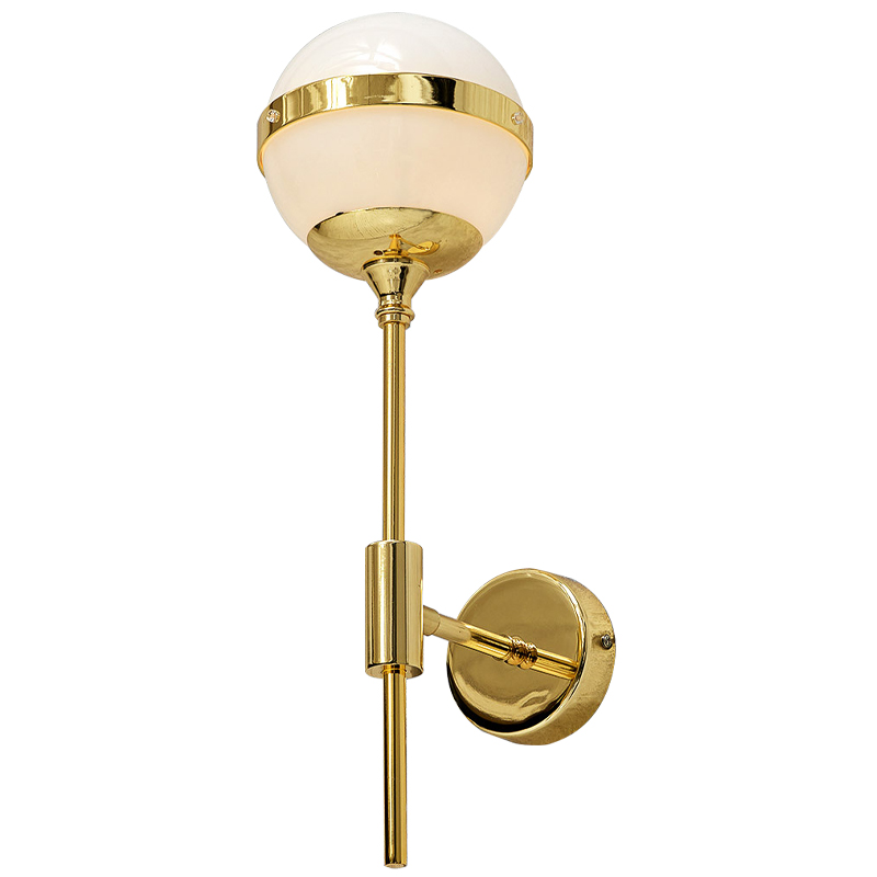 Бра Peggy Futura Gold Wall Lamp Золотой Белый Бра Peggy Futura Gold Wall Lamp Золотой Белый в Рязани | Loft Concept