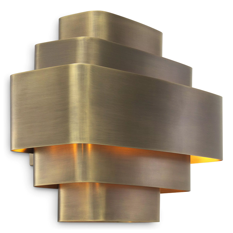 Бра Eichholtz Wall Lamp Pegaso Brass Винтажная латунь в Рязани | Loft Concept 