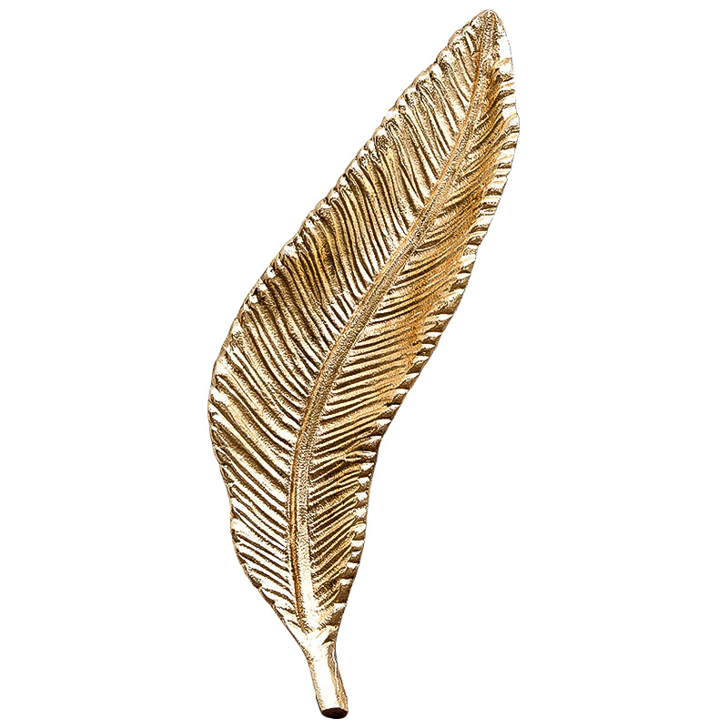 Аксессуар Gold Oblong Leaf Золотой Аксессуар Gold Oblong Leaf Золотой в Рязани | Loft Concept
