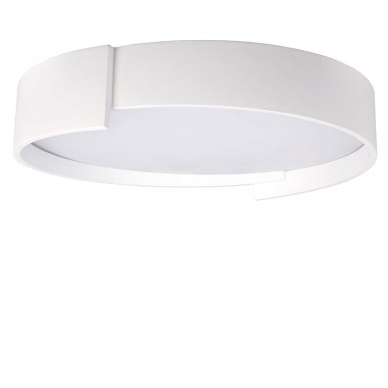 Светильник потолочный круглый Assol cup White диаметр 50 Белый в Рязани | Loft Concept 