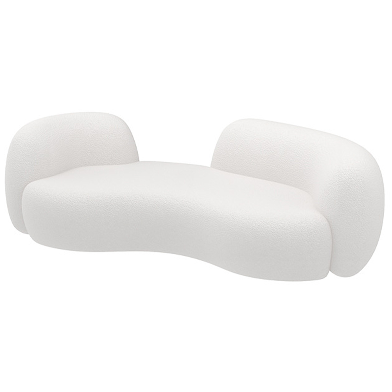 Диван Elliot White Boucle Collection Sofa Белый Диван Elliot White Boucle Collection Sofa Белый в Рязани | Loft Concept