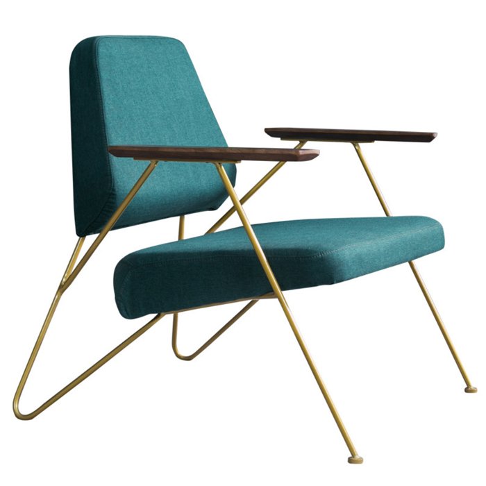 Кресло GELDERLAND Armchairs Зеленый Золотой в Рязани | Loft Concept 