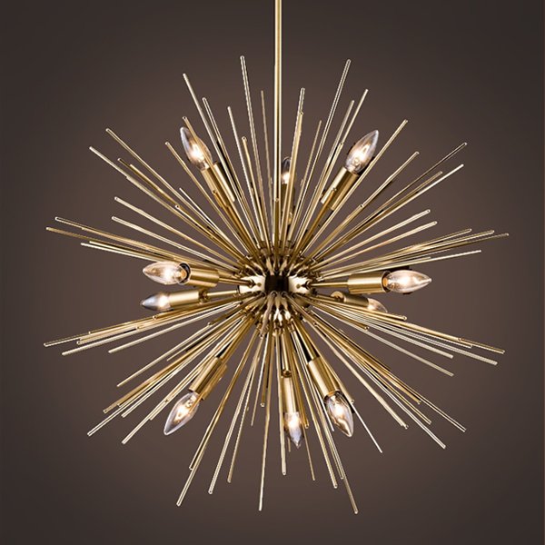 Люстра Astra Chandelier Sputnik Gold 60 Золотой Люстра Astra Chandelier Sputnik Gold 60 Золотой в Рязани | Loft Concept