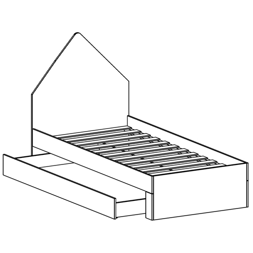 Кровать в детскую Tiny Town Bed Кровать в детскую Tiny Town Bed в Рязани