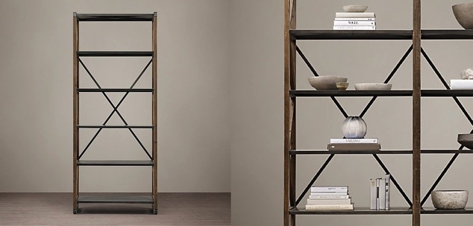 Стеллаж Visteria Double Стеллаж Visteria Double - Loft-Concept в Рязани