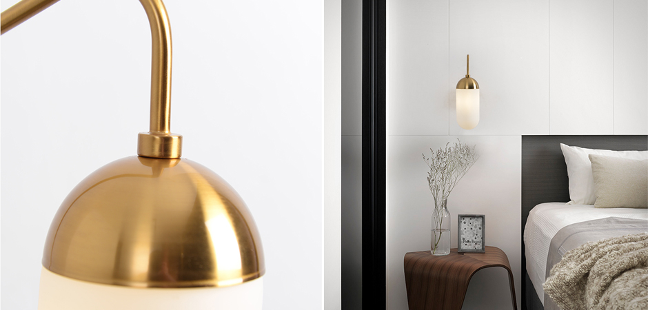 Бра Pelle Sconce short Gooseneck Clear Shade Бра Pelle Sconce short Gooseneck Clear Shade - Loft-Concept в Рязани
